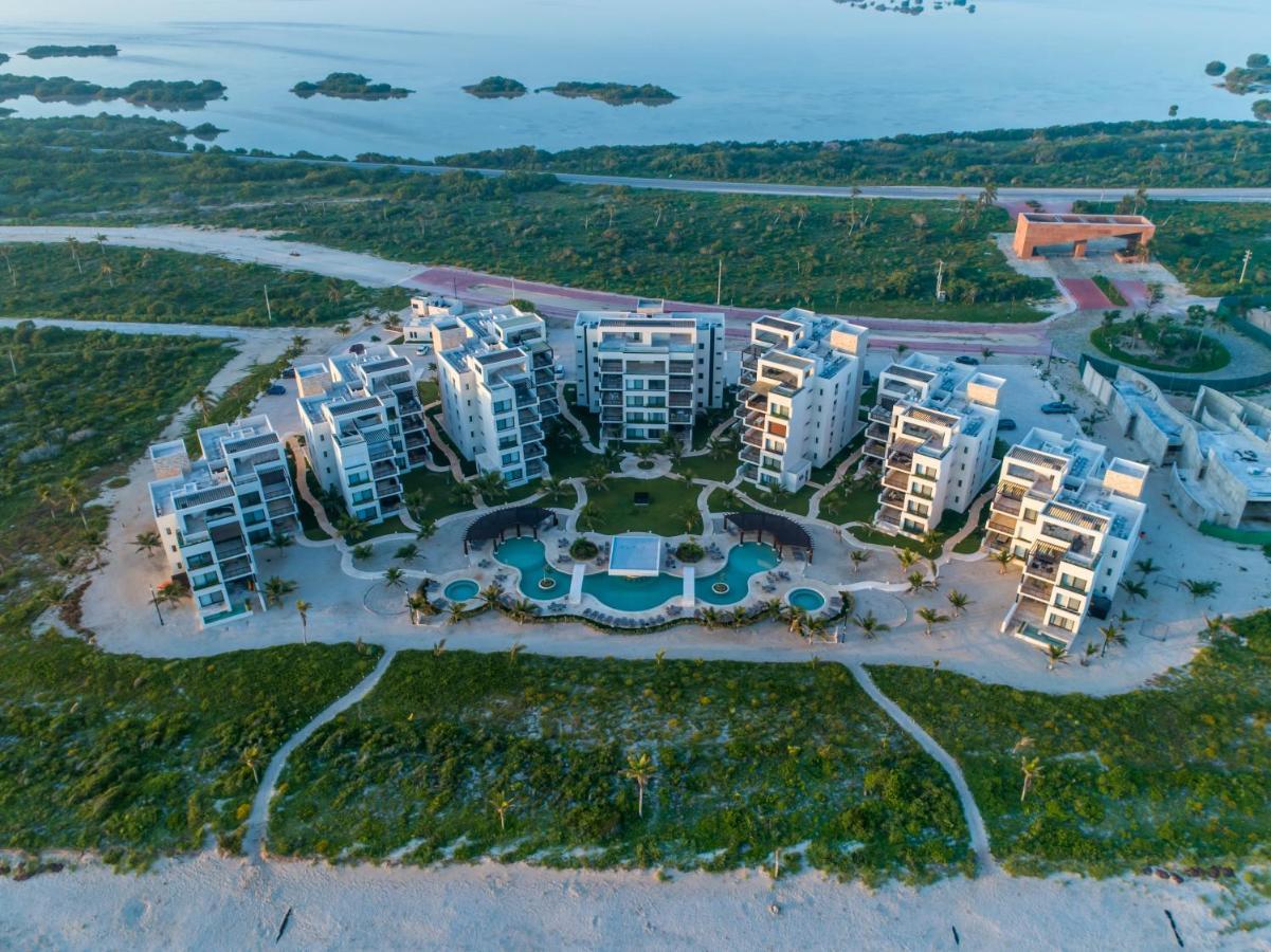 Ferienwohnung Playa, Selva, Cenotes, Ruinas, Marina Todo A 5 Km Telchac Puerto Exterior foto