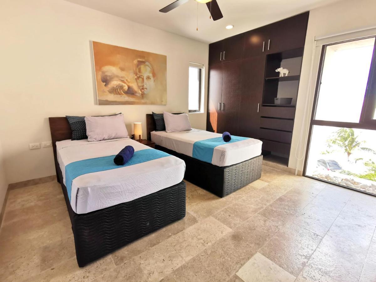 Ferienwohnung Playa, Selva, Cenotes, Ruinas, Marina Todo A 5 Km Telchac Puerto Exterior foto