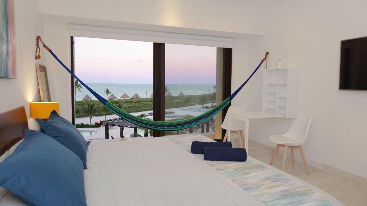 Ferienwohnung Playa, Selva, Cenotes, Ruinas, Marina Todo A 5 Km Telchac Puerto Exterior foto